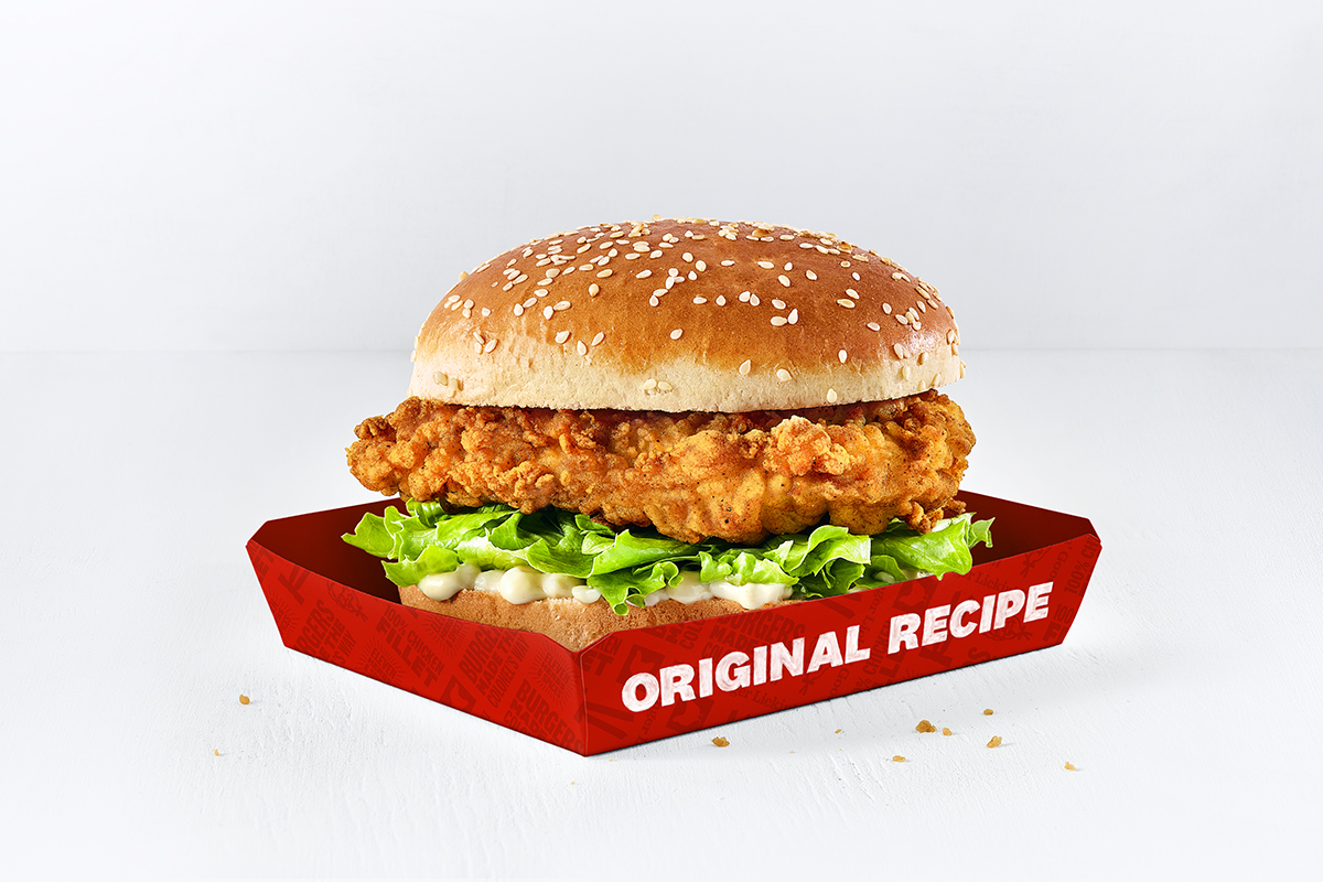 Kfc chicken 2024 burger price