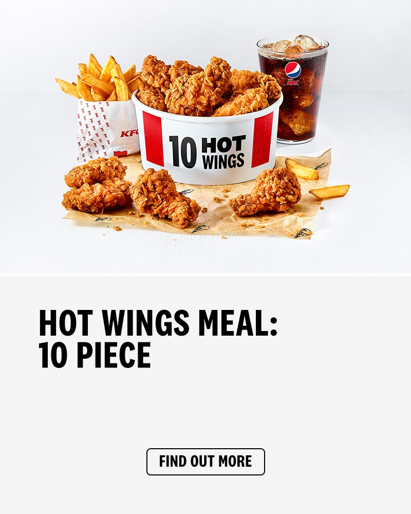 Kfc shop menu uk