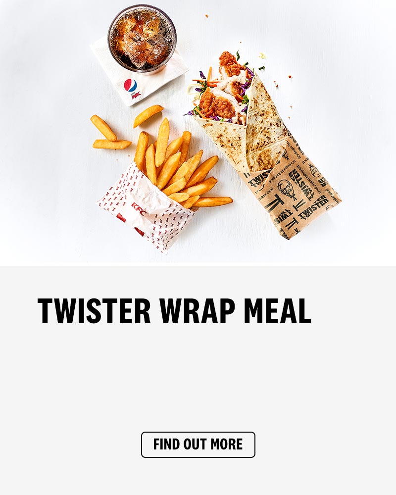 Kfc store wrap menu