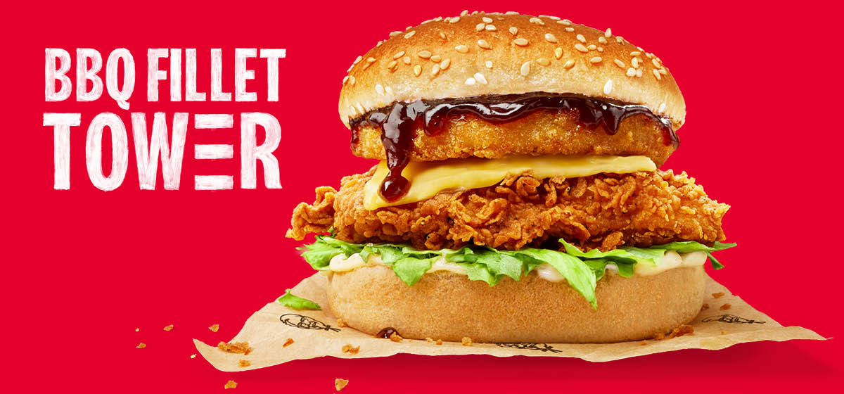 Kfc new store burger