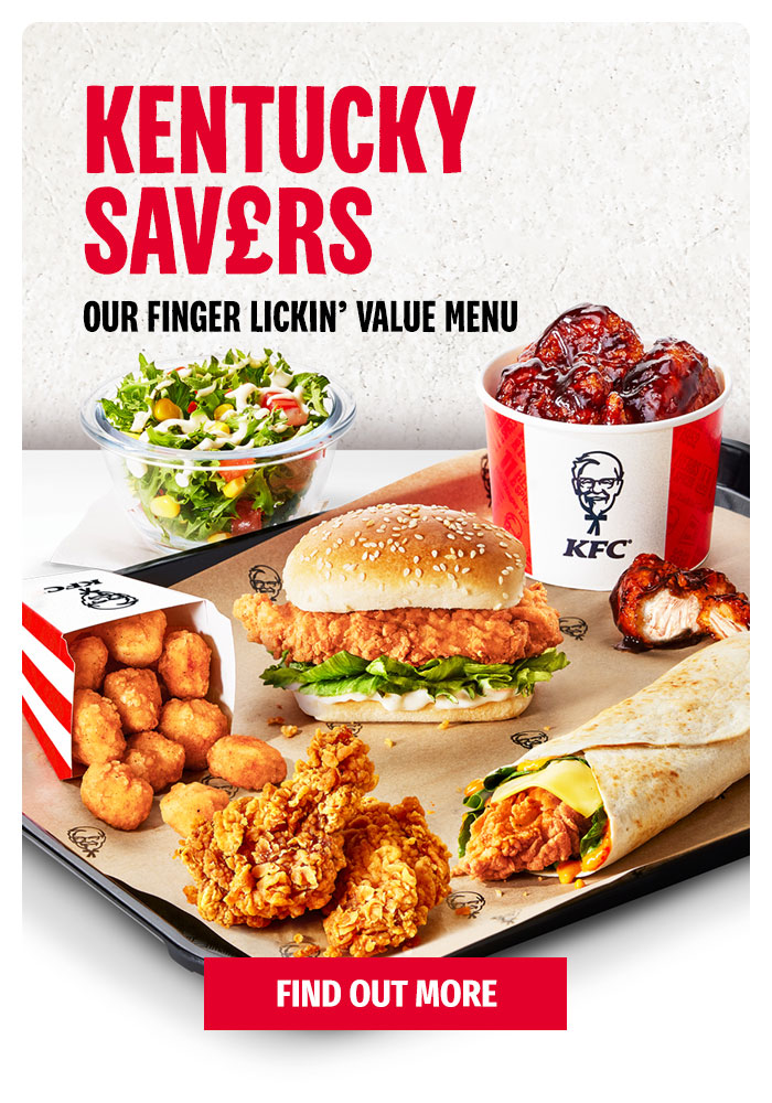 Kentucky menu discount