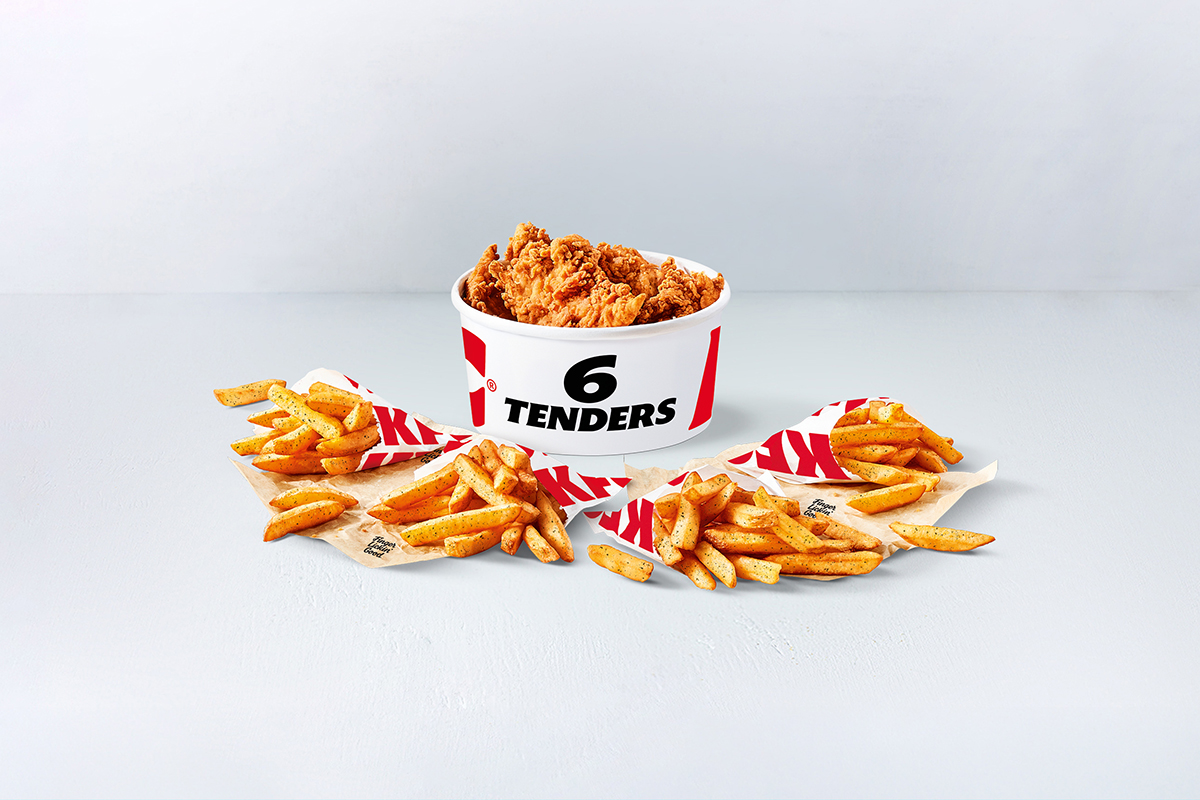 Tenders Bargain Bucket: 6pc