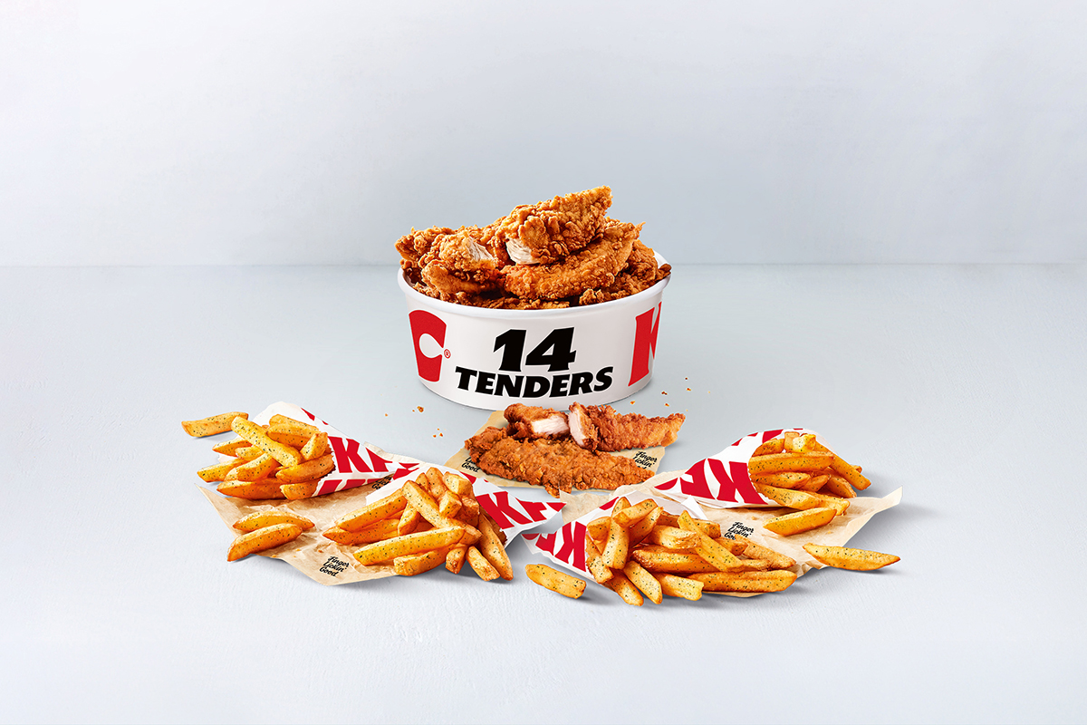 Tenders Bargain Bucket: 14pc