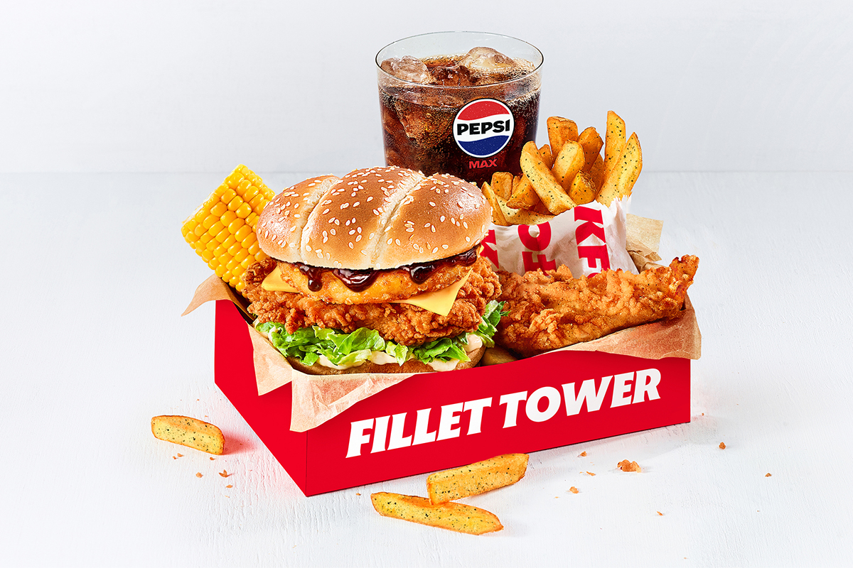 BBQ Tower Burger Box Meal