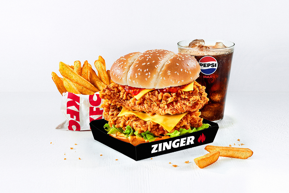 Zinger Stacker Burger Meal