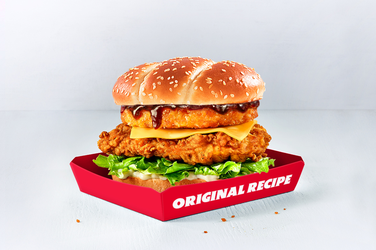 BBQ Fillet Tower Burger