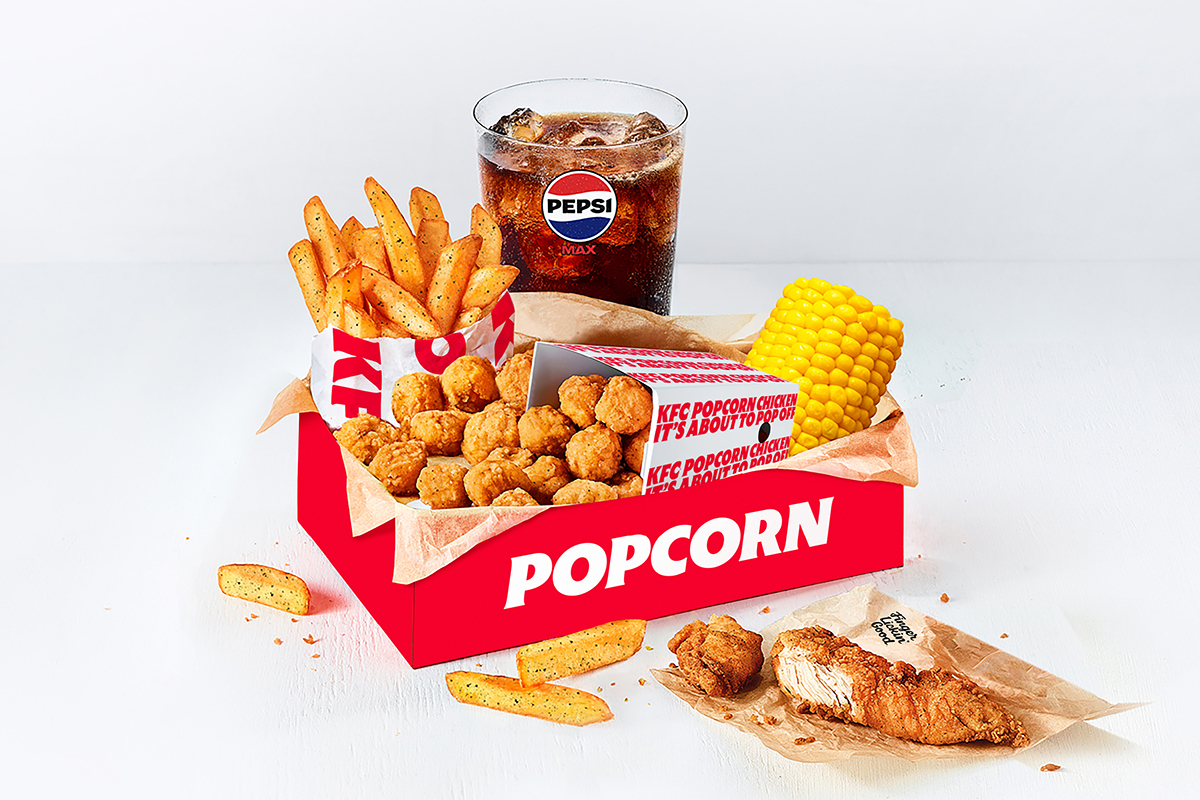 Popcorn Chicken Box Meal