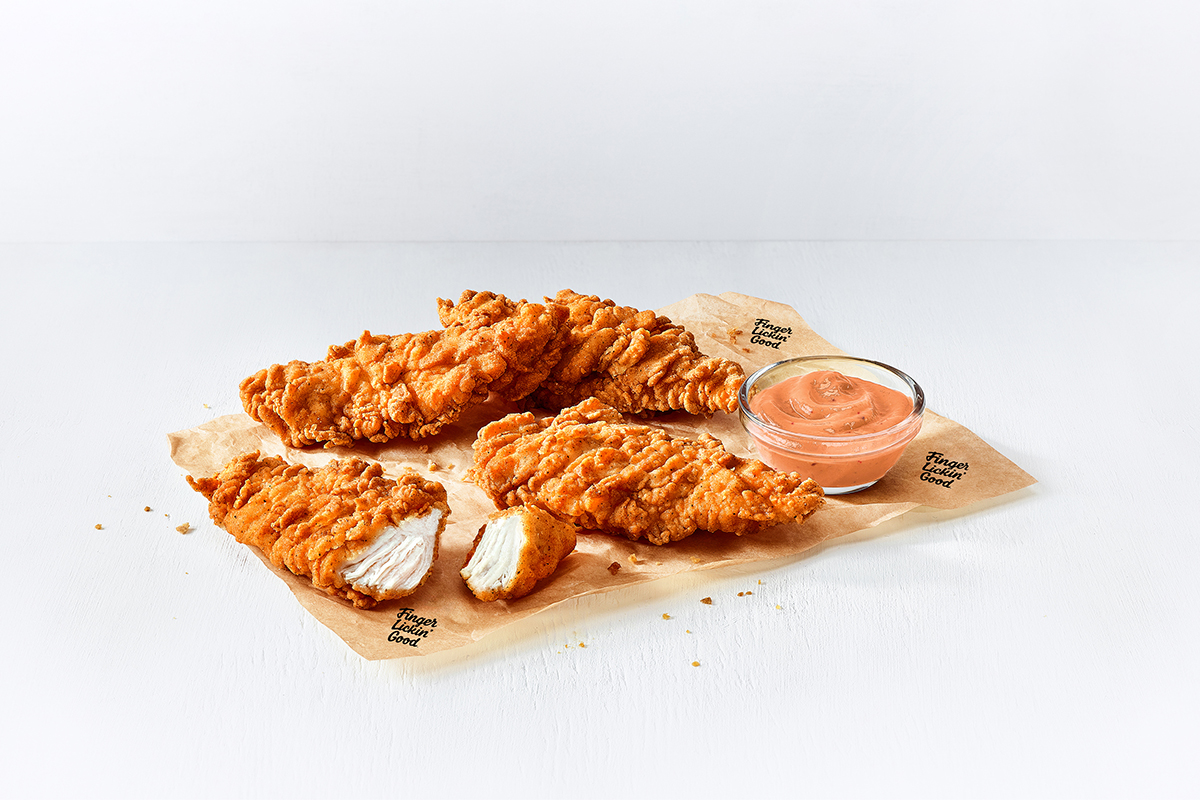 Tenders with Dip: 4pc