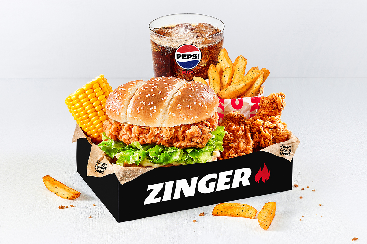 Zinger Burger Box Meal